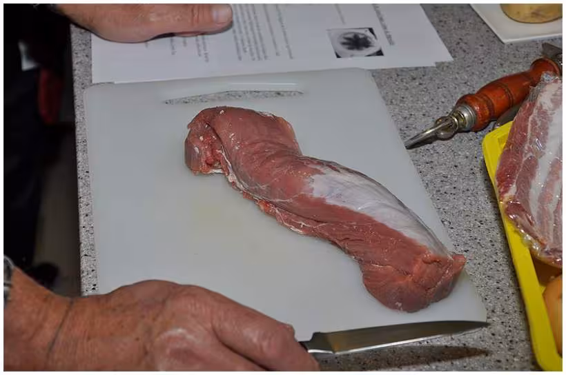 Filet mignon en robe de lard fume