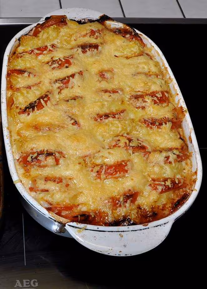 Gratin au deux viandes