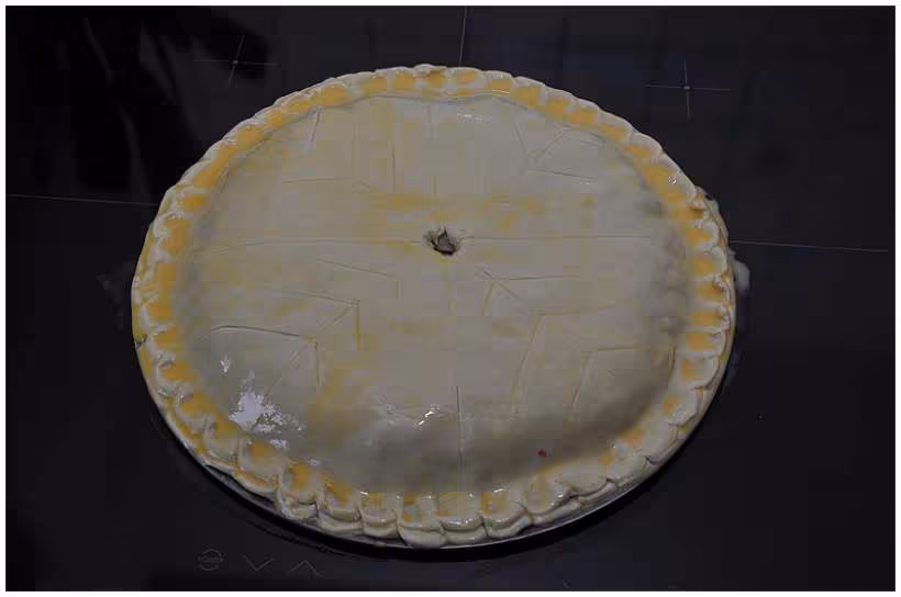 Tourte aux endives et dinde aux lardons