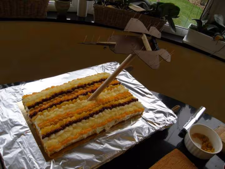 Mon premier gateau a deco chamallow
