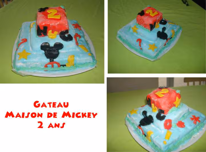 Gateau maison de mickey