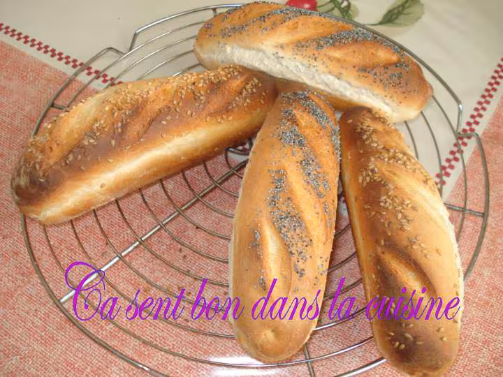 Baguettes home bread