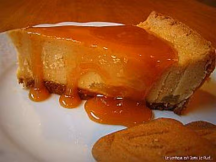 Cheesecake speculoos poires et carambars