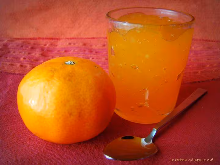 Gelee de mandarines a la vanille