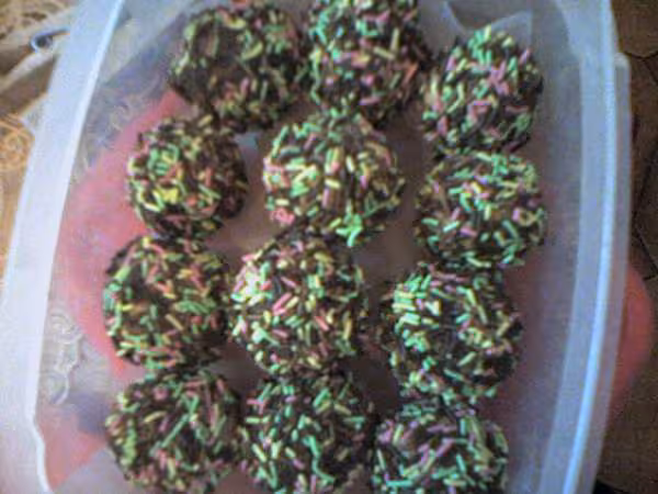 Bouchees meringuees au chocolat