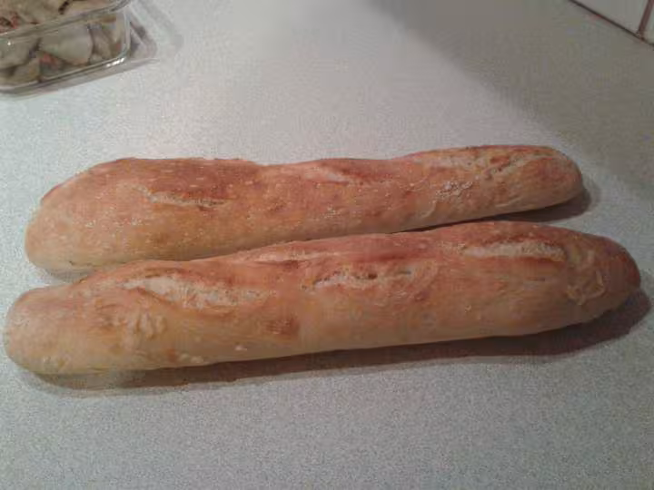 Enfin mes baguettes ont gonfle