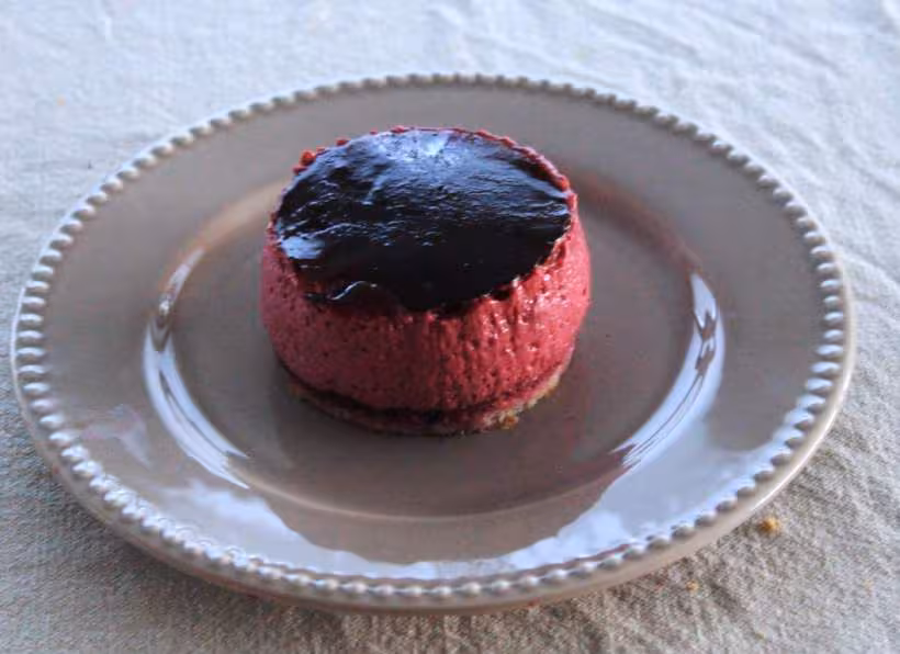 Bavarois aux mures