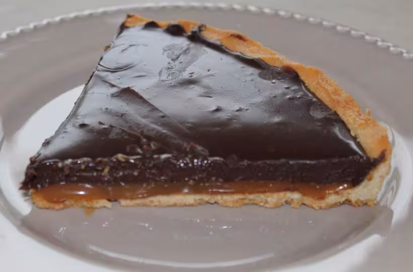 Tarte carmel choco