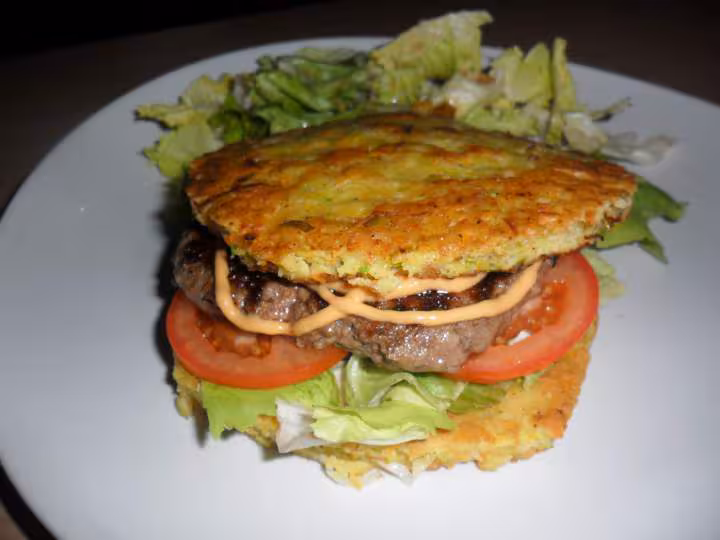Hamburger aux galettes de legumes