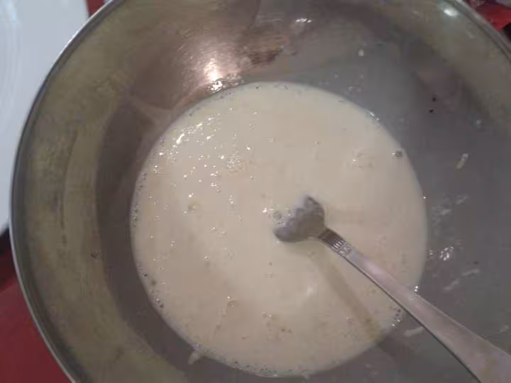 Melange oeufs creme