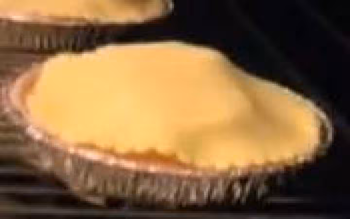 Tarte au chevre et a la poitrine de porc crue