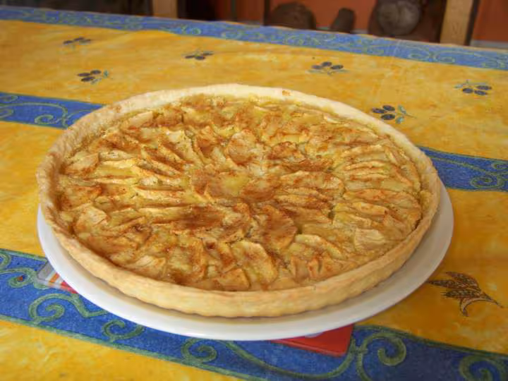 Tarte pommes amandine