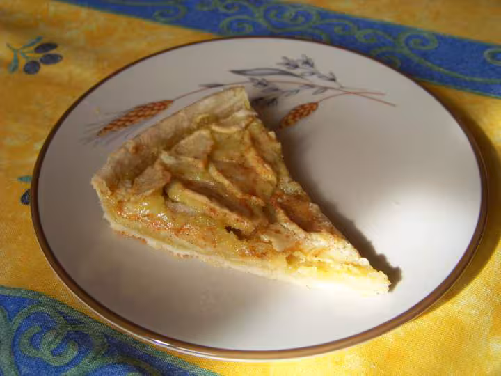 Tarte pommes amandine