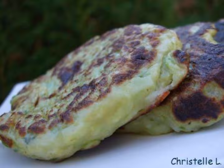 Galettes courgette mozza 1