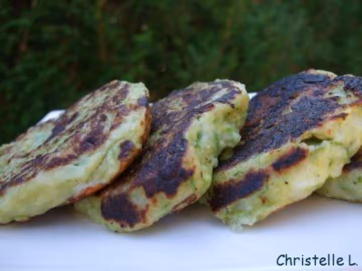 Galettes courgette mozza 2