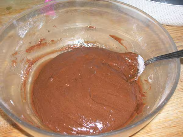 Cake moelleux au chocolat etape 1