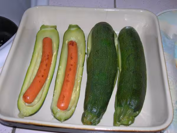 Hot dog de courgette 1