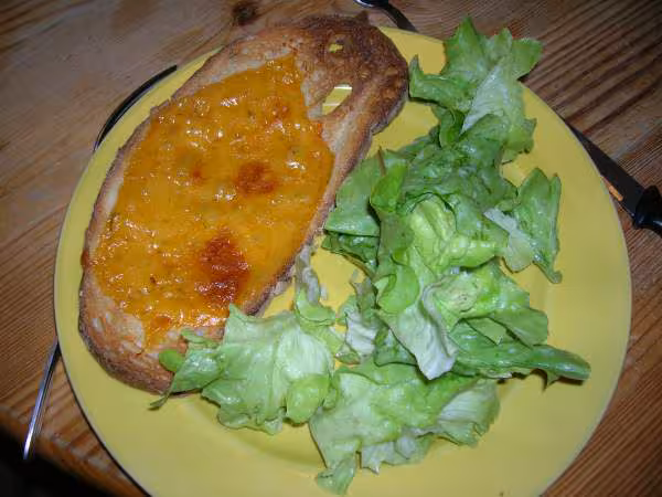 Welsh rarebit au carvi de julie cuisine