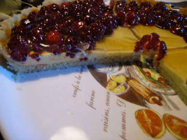 Tarte framboises