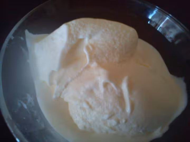 Ma glace a la vanille