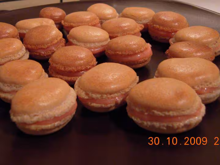 Macarons barbe a papa