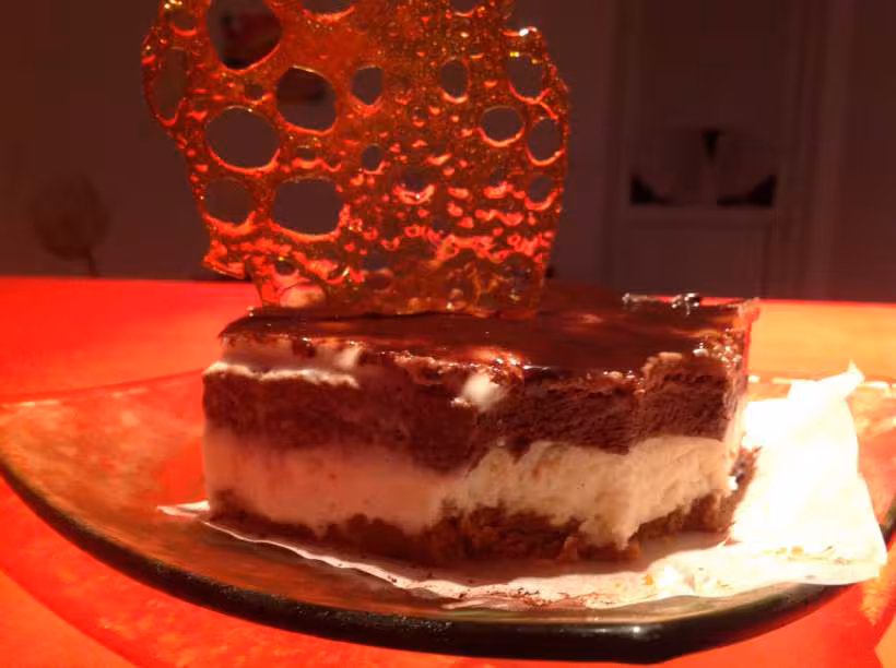 Entremet poire choco