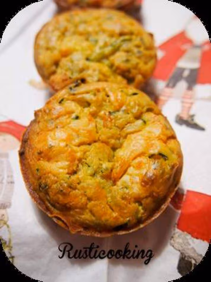 Mini cake saumon courgette