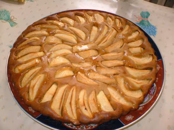 Gateau flan aux pommes