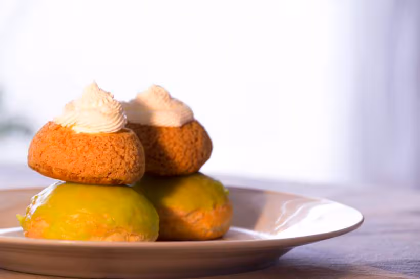 Religieuse citron vert