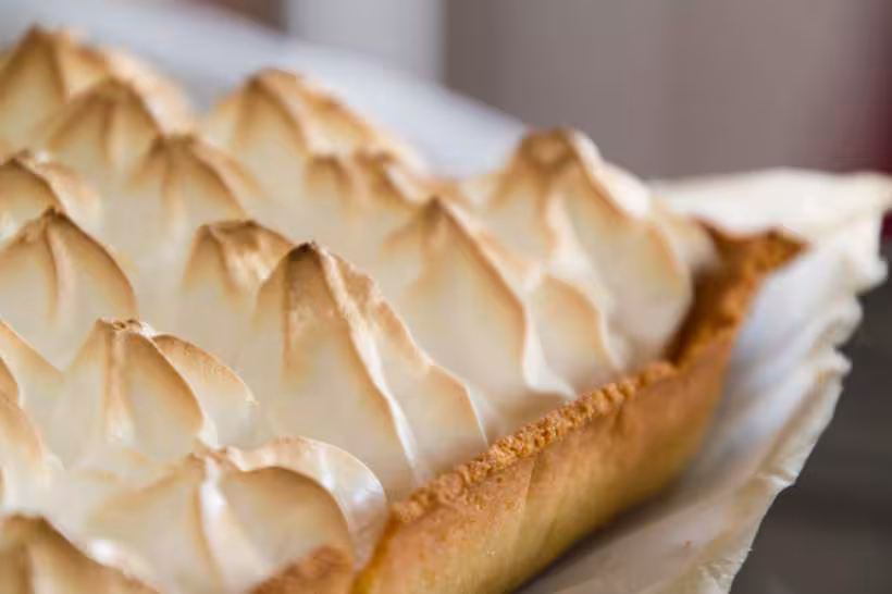 Tarte orange meringuee