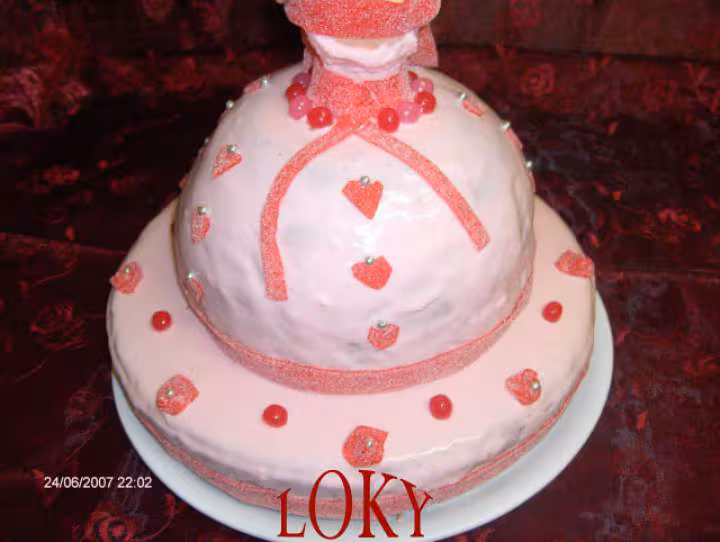 Gateau poupee