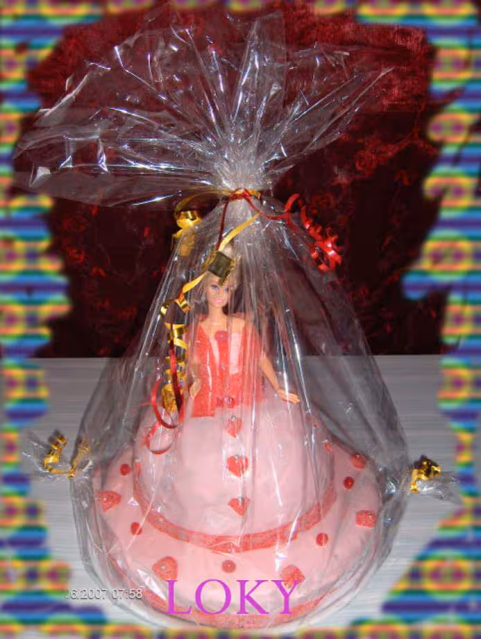 Gateau poupee