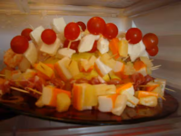 Brochettes aperitives