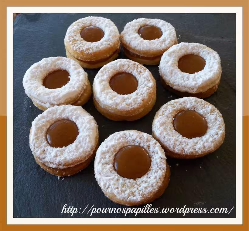 Lunette sabl e au caramel beurre sal