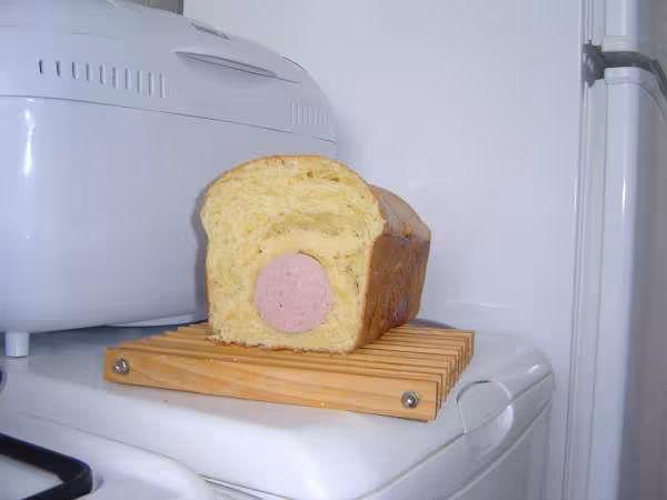 Saucisson en brioche