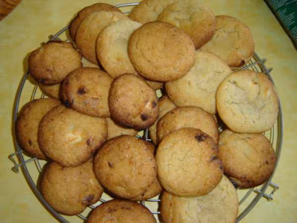 Cookies vanille chocolat blanc
