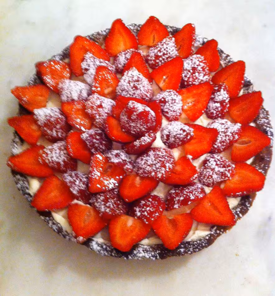 Tarte aux fraises de v ronique et la chouquetterie