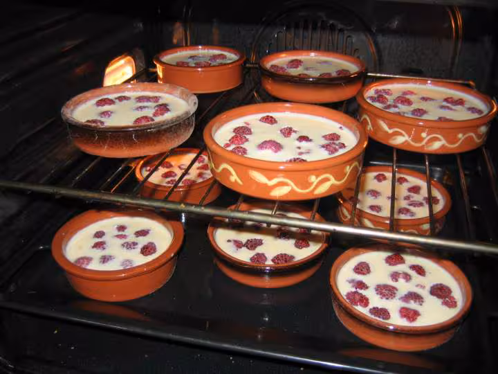 Clafoutis a la framboise