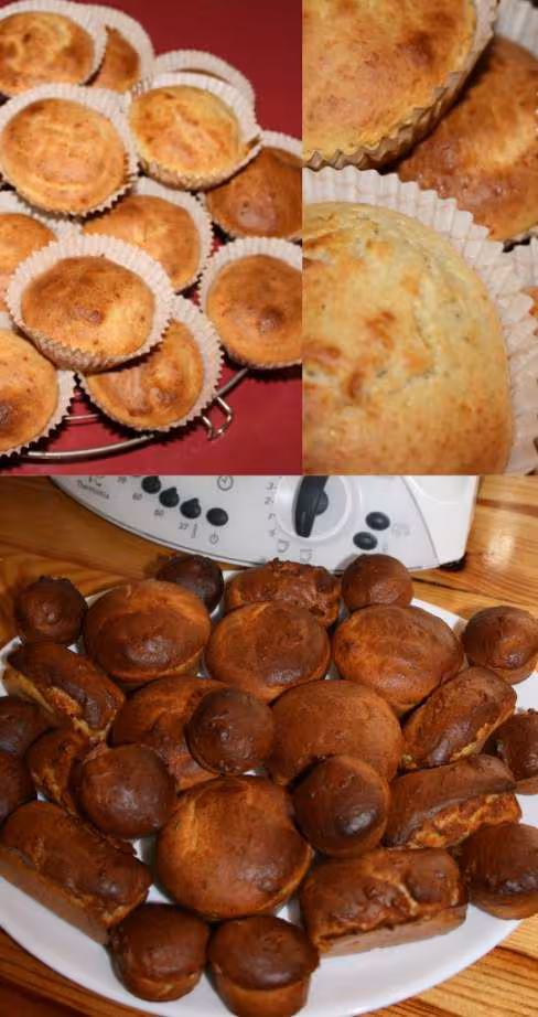 Muffins au parmesan et pesto thermomix