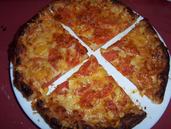 Tarte tomates gruyere coupe