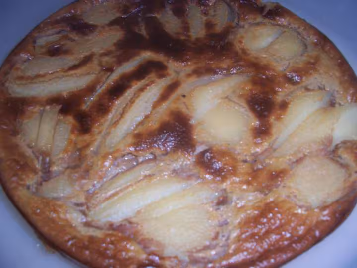 Clafouti poires et chocolat ww