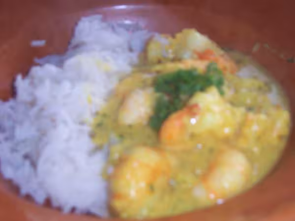 Curry de crevettes