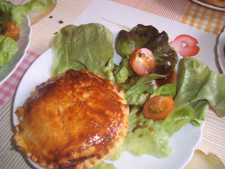 Petit tatin aux endives et au chevre