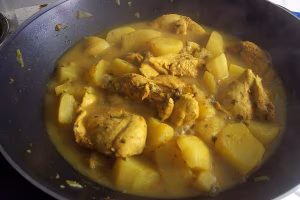 Tajine de poulet pomme de terre au citron confit de stenella ww