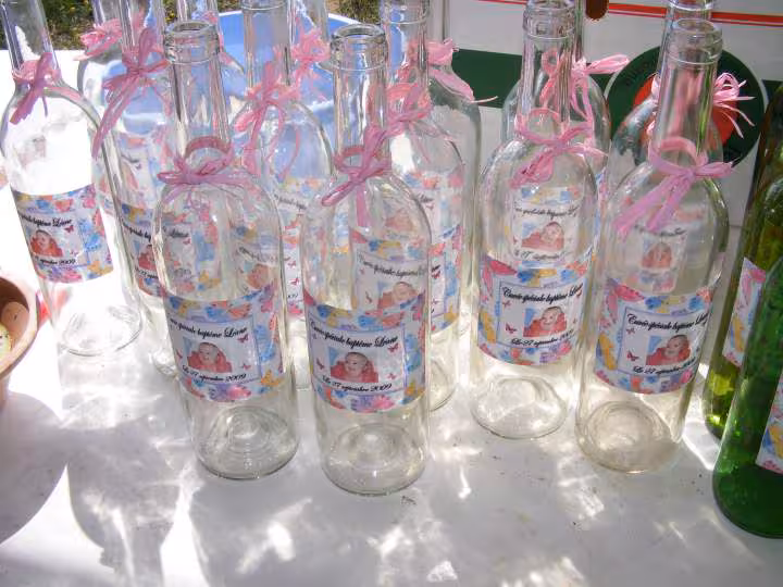 Bouteilles pour le buffet