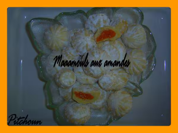 Maamouls aux amandes