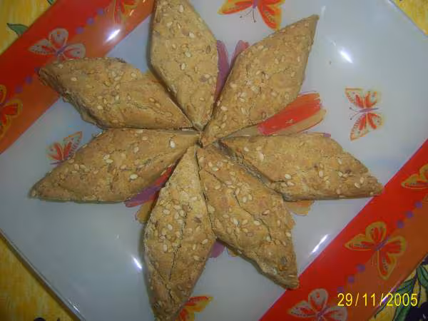 Makroudh homes2 ghraiba a la farine de pois chiches