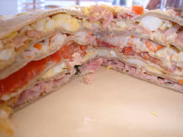 Mille feuille de crepes