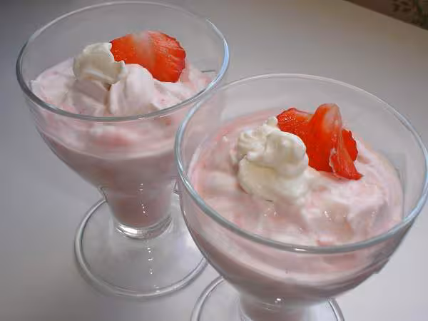 Mousses a la fraise