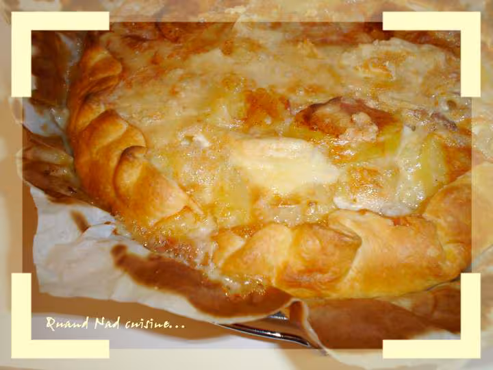 Tarte feuilletee au mont d or